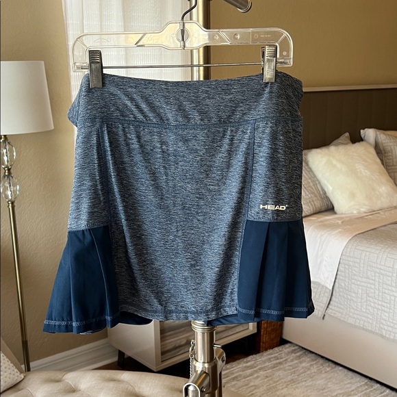 HEAD Navy and Gray Athletic Skirt - Picture 1 of 5